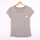 Tshirt gray/white
