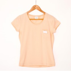 Tshirt peach/white