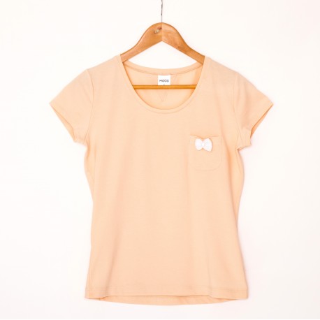 Tshirt peach/white